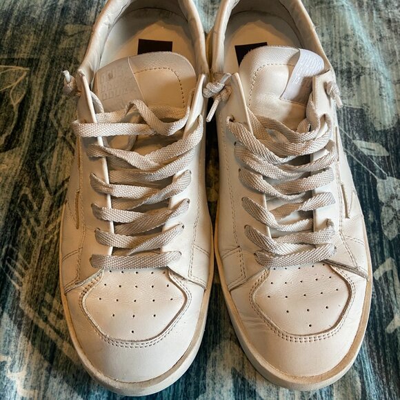 Women's Stardan in total white leather - Picture 2 of 8